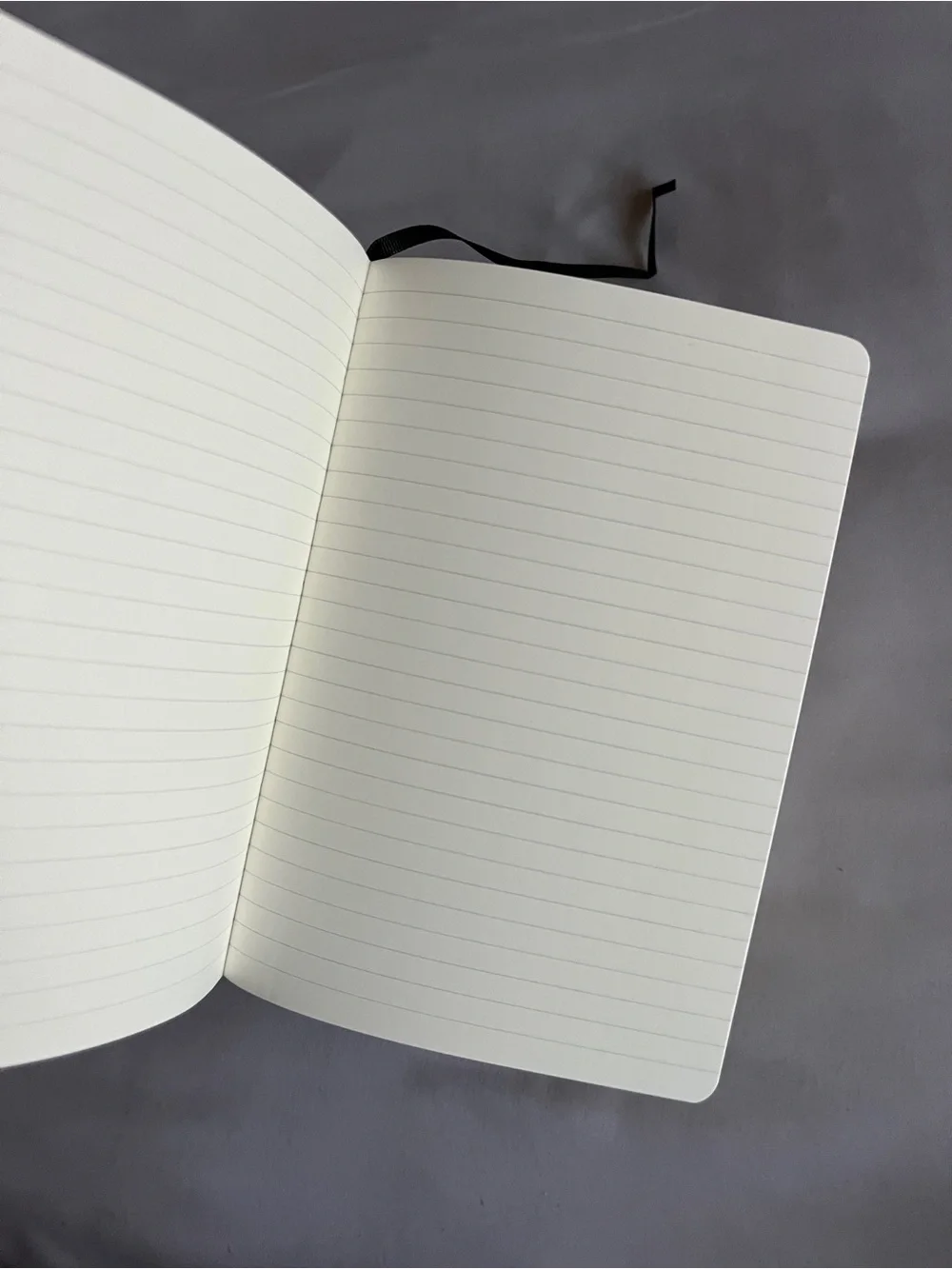 Paperage Black Hardcover Lined Datadog Journal Notebook Pocket Size 5.75x4 Elast